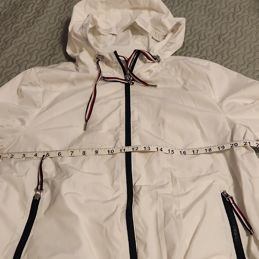 Tommy Hilfiger White Wind Breaker Utility Jacket - Picture 7 of 14